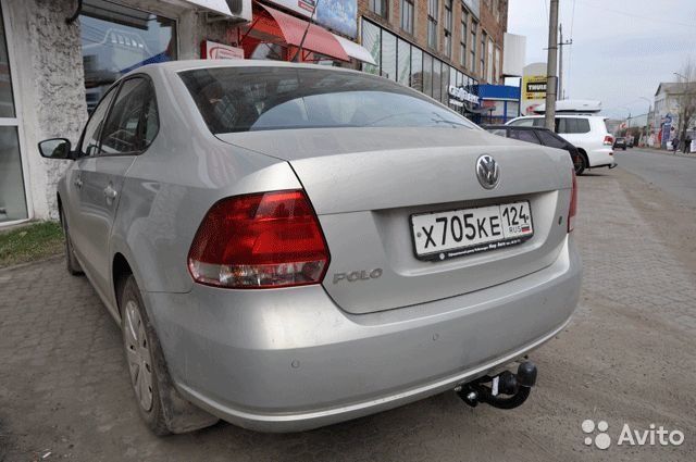 Фаркоп BOSAL-ORIS на Volkswagen Polo седан 2010- необходима подрезка бампера. Тип шара: A. Нагрузки: 1000/75 кг - 2193-A Bosal