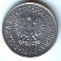 10 грошей 1966 г. Польша