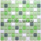 Soft mix стекло 25*25. Мозаика серия CRYSTAL, размер, мм: 300*300 (BONAPARTE)