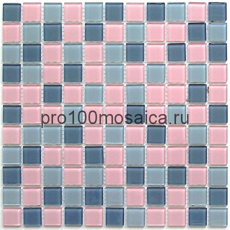 Set mix стекло 25*25. Мозаика серия CRYSTAL, размер, мм: 300*300 (BONAPARTE)