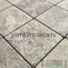 Плитка из мрамора TUNDRA BLUE TUMBLED 100х100х10 мм (Тундра Блю) (CHAKMAKS, ТУРЦИЯ)