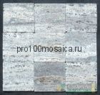 Плитка из травертина SILVER BROWN TUMBLED 100х100х10 мм (Сильвер Браун)
