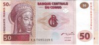 50 франков 2000 г. Конго