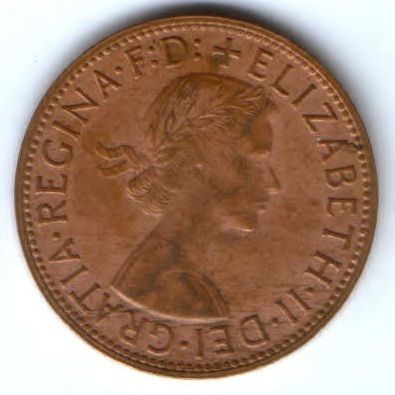 1 пенни 1962 г. Австралия