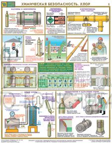 Плакат "Химическая безопасность. Хлор"