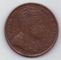 1 цент 1910 г. Цейлон . Великобритания