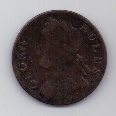 1/2 пенни 1771 года Североамериканские колонии Великобритания