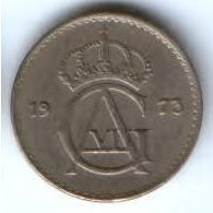10 эре 1973 г. Швеция