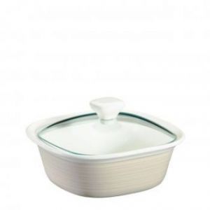 Керамическая форма для запекания CorningWare 1096828 со стеклянной крышкой бежевая - 1,4 л