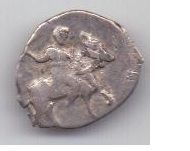 деньга 1533-1547 г. Иван IV Грозный