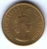 1/4 шиллинга 1957 г. Джерси