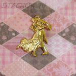 Брошь "Танго" под золото  (США)
