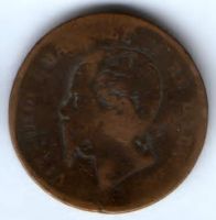 5 чентезимо 1862 г. Италия