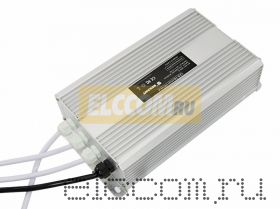 Источник питания стабилизированный 12V, 200W с проводами, влагозащищенный (IP67) Al