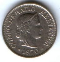 10 раппенов 1970 г. Швейцария