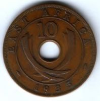 10 центов 1935 г. Восточная Африка