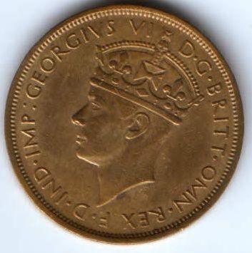 2 шиллинга 1938 г. AUNC Западная Африка
