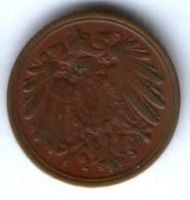 1 пфенниг 1914 г. D Германия