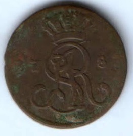 1 грош 1787 г. Польша