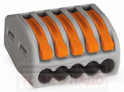 Клемма WAGO 5х0,08-2,5мм 222-415