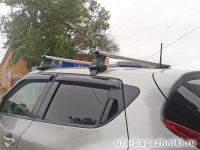 Багажник на крышy Nissan Juke, Атлант, аэродинамические дуги, опора E