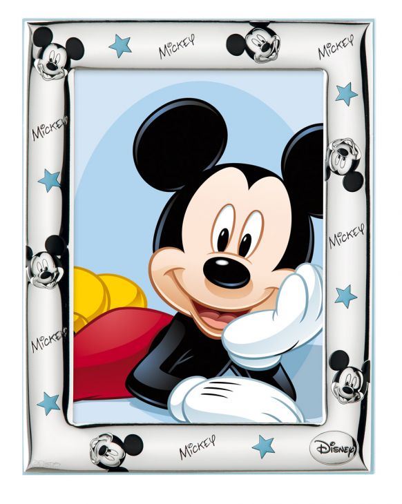 Детская серебряная фоторамка Disney, для фото размером 9*13 см (Италия)