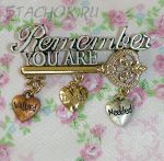 Брошь "Помни, что ты..." под олово/золото/медь