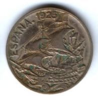 25 сантимов 1925 г. Испания