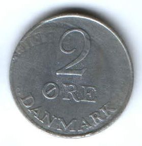 2 эре 1966 г. Дания