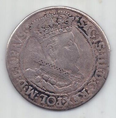 1/4 талера -  орт 1615 года Данциг R2!!! Редкий Польша