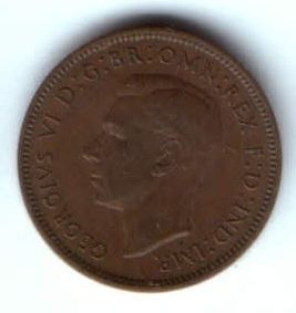 1 фартинг 1947 г. Великобритания
