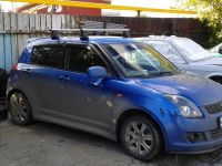 Багажник на крышу Suzuki Swift, Атлант, аэродинамические дуги