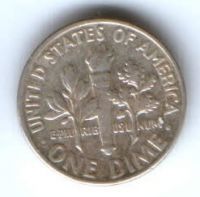1 дайм 1963 г. США