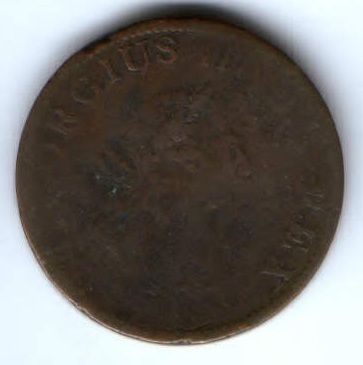 1/2 пенни 1805 г. Ирландия