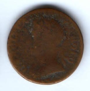 1 фартинг 1673 г. Великобритания