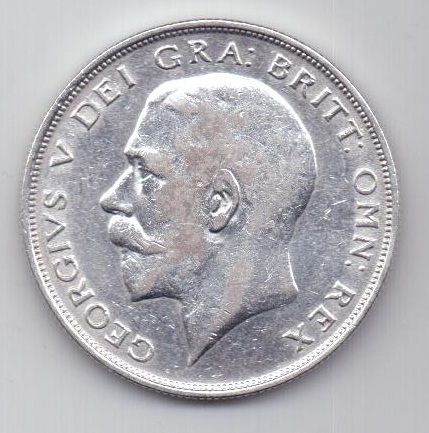 1/2 кроны 1924 г. AUNC. Великобритания