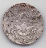 1 оре (эре) 1666 г. Швеция