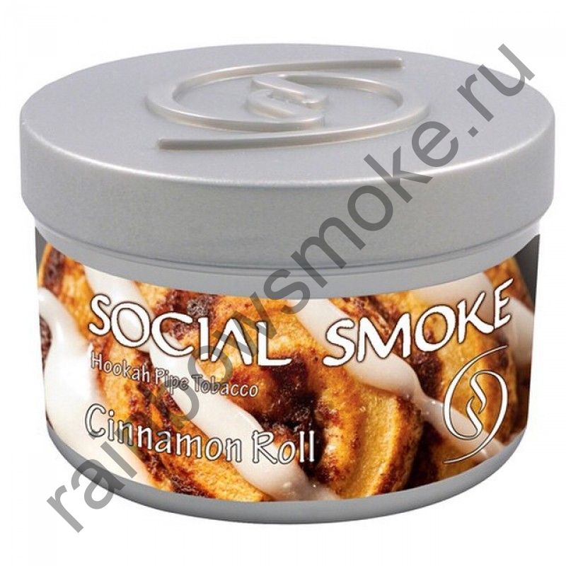 Social Smoke 250 гр - Cinnamon Roll (Булочка с корицей)