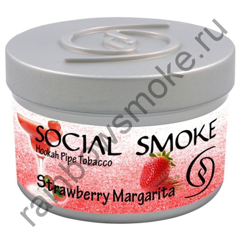 Social Smoke 250 гр - Strawberry Margarita (Клубничная Маргарита)