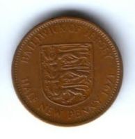 1/2 пенни 1971 г. Джерси