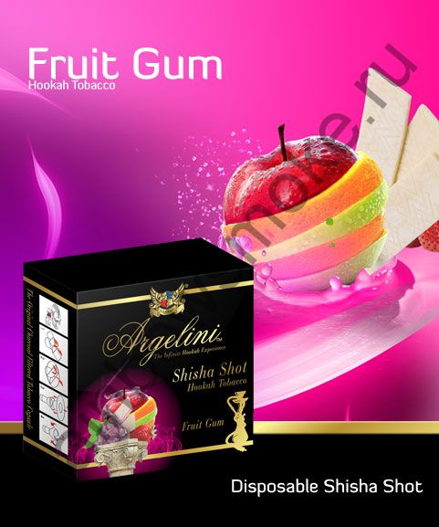 Argelini 50 гр - Fruit Gum (Фруктовая Жвачка)