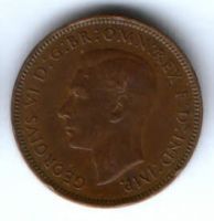 1 фартинг 1938 г. Великобритания