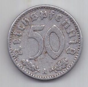 50 пфеннигов 1940 г. Германия