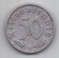 50 пфеннигов 1940 г. Германия