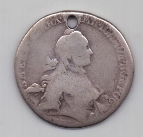 рубль 1763 г. спб нк