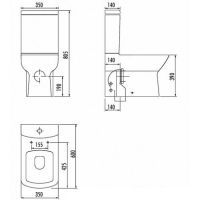 схема унитаза Creavit Lara LR361