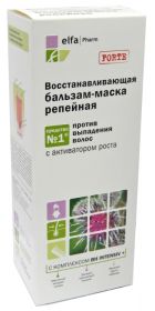 ЭЛЬФА. БАЛЬЗАМ-МАСКА  ВОССТАНАВЛИВАЮЩАЯ. РЕПЕЙНАЯ  (ЭКСПРЕСС  ФОРМУЛА  ДЛЯ  ПОВРЕЖДЕННЫХ  ВОЛОС)  200МЛ.