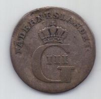 1/24 талера 1777 г. редкий год. Швеция