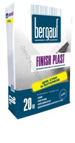 Шпатлевка финишная полимерная Finish Plast 20кг Bergauf код:011950 ПОД ЗАКАЗ