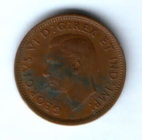 1 цент 1941 г. Канада